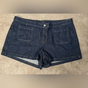 J.Crew Dark Wash Denim Shorts Size 24